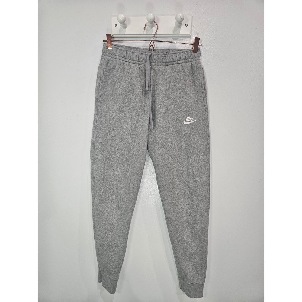 Nike Sportswear Club Fleece Joggers Gray Tapered Sweatpants Womens Small